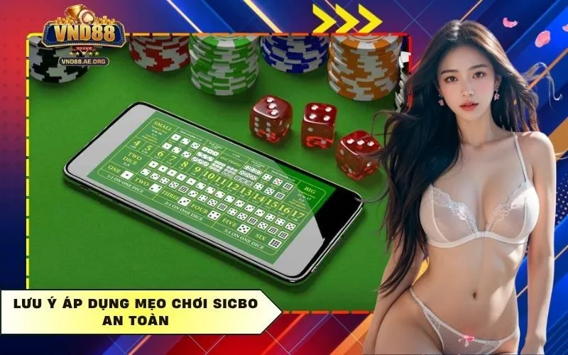 Lưu ý áp dụng mẹo chơi sicbo an toàn
