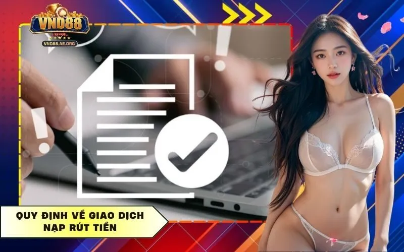 Quy định về giao dịch nạp rút tiền