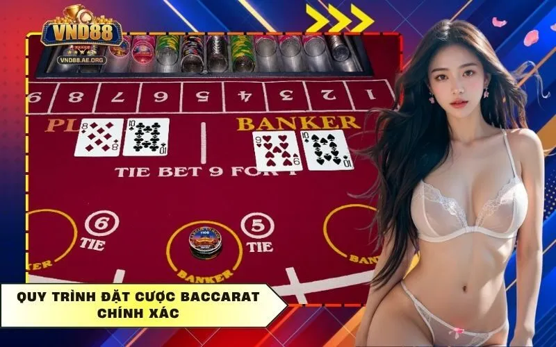 Quy trình đặt cược Baccarat chính xác