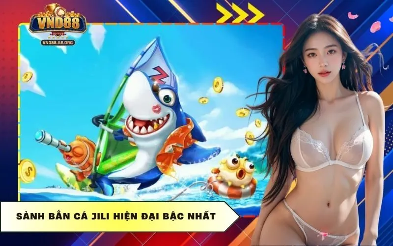 Sảnh Bắn cá Jili hiện đại bậc nhất