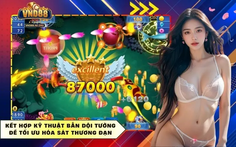 Kết hợp kỹ thuật bắn dội tường để tối ưu hóa sát thương đạn